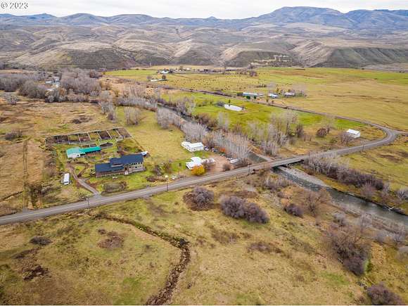 5.7 Acres of Residential Land with Home for Sale in Richland, Oregon