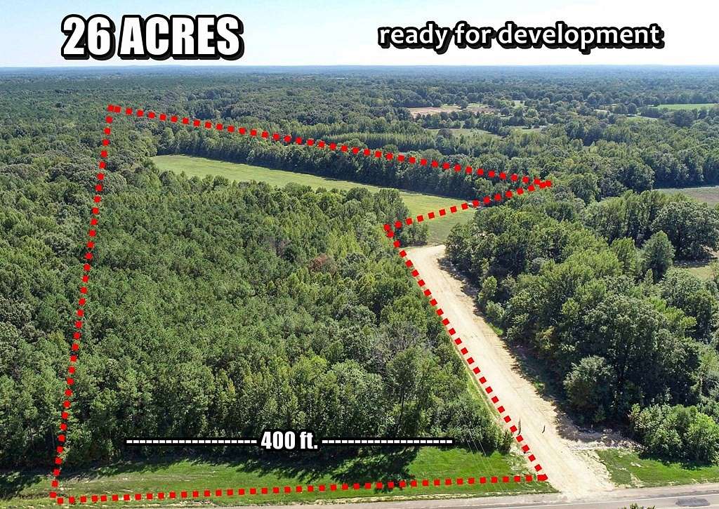 25.74 Acres of Land for Sale in Batesville, Mississippi