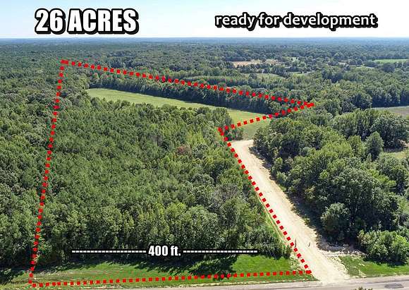 25.7 Acres of Land for Sale in Batesville, Mississippi