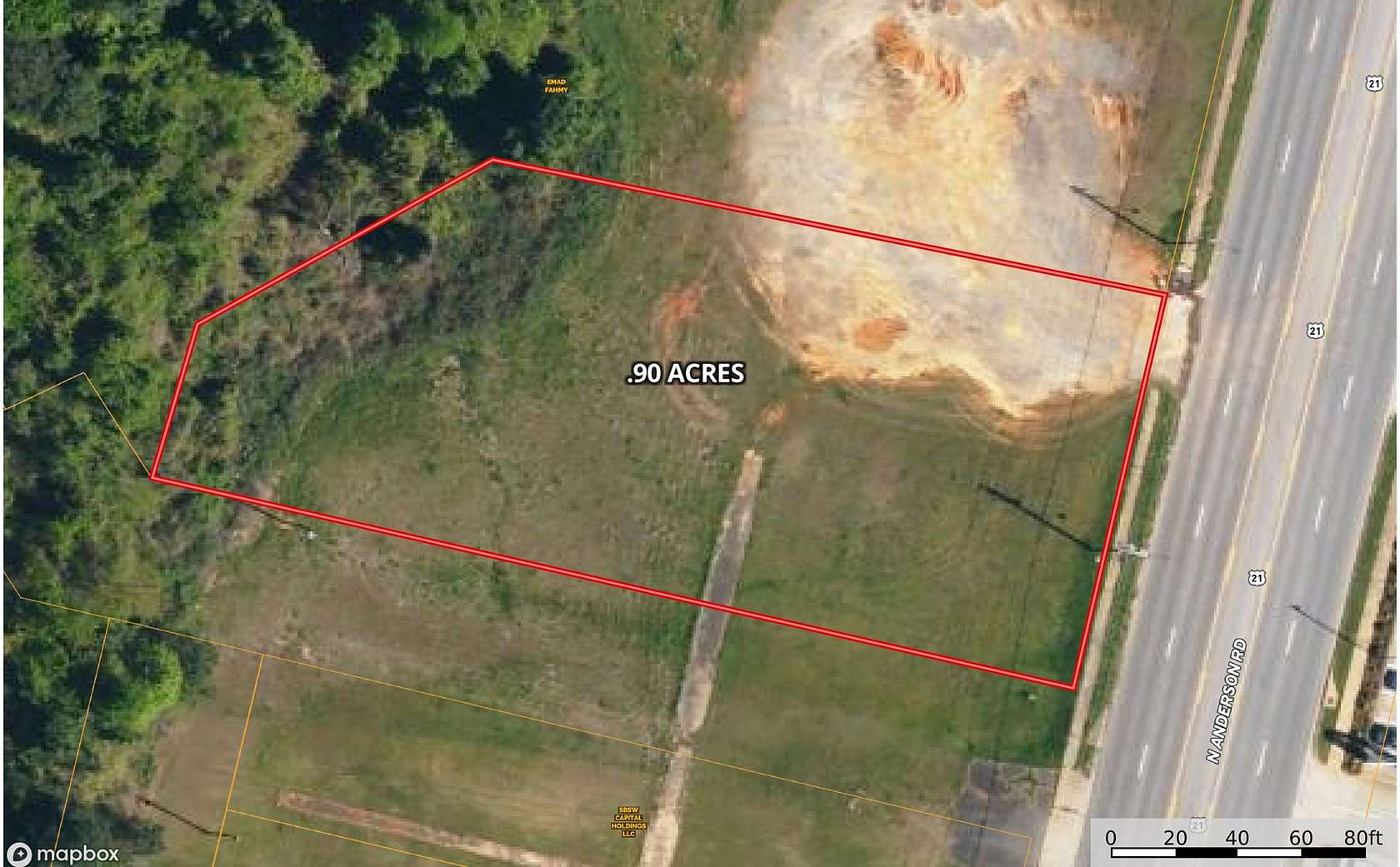 0.9 Acres of Commercial Land for Sale in Rock Hill, South Carolina