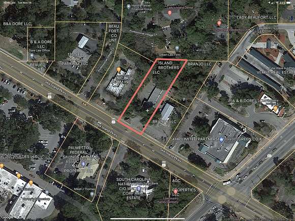 0.6 Acres of Commercial Land for Sale in Beaufort, South Carolina