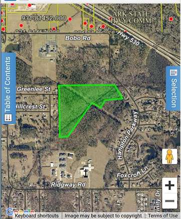 28.7 Acres of Land for Sale in Pine Bluff, Arkansas