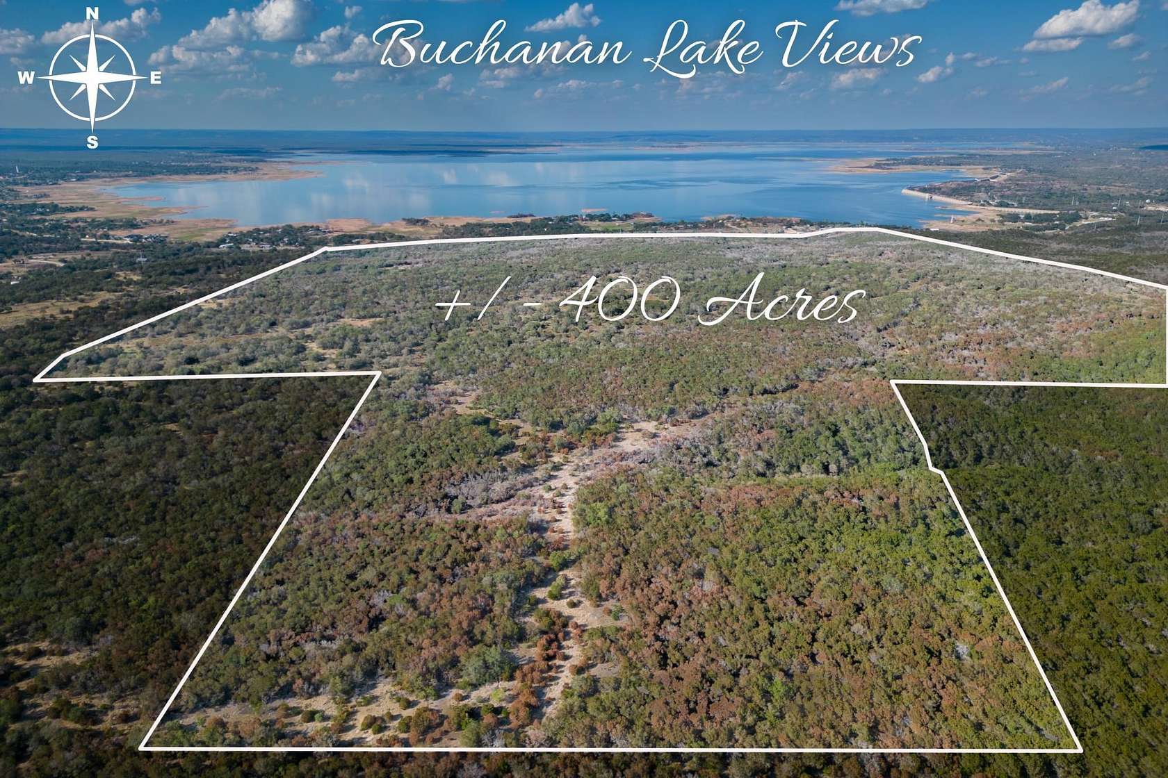 400 Acres of Agricultural Land for Sale in Buchanan Dam, Texas