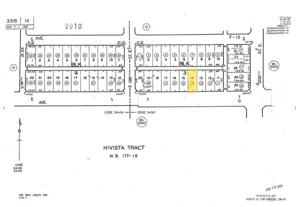 0.15 Acres of Commercial Land for Sale in Hi Vista, California