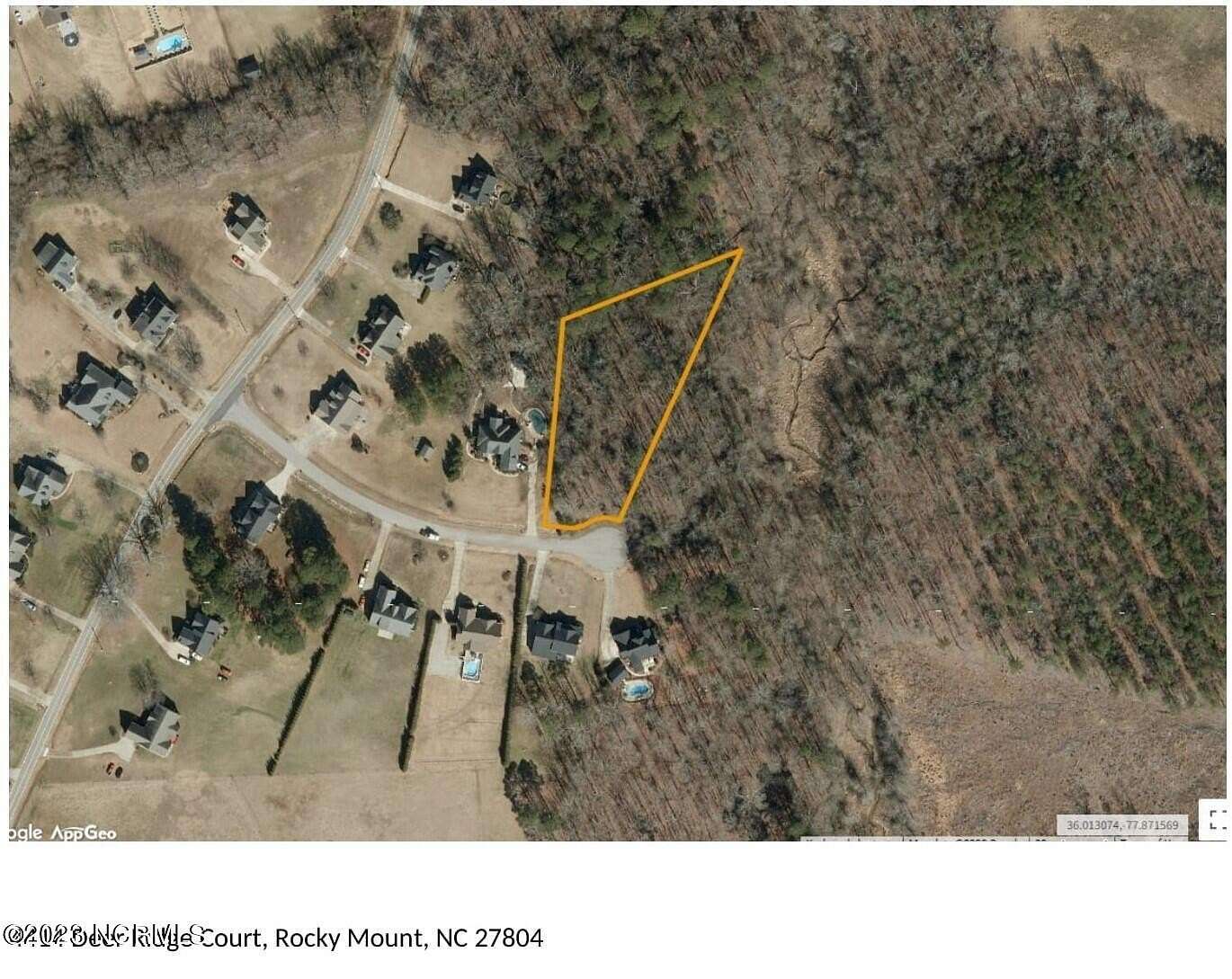 1.46 Acres of Residential Land for Sale in Rocky Mount, North Carolina