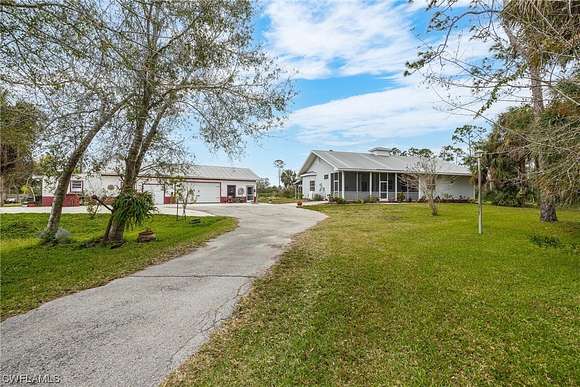5.2 Acres of Land with Home for Sale in North Fort Myers, Florida