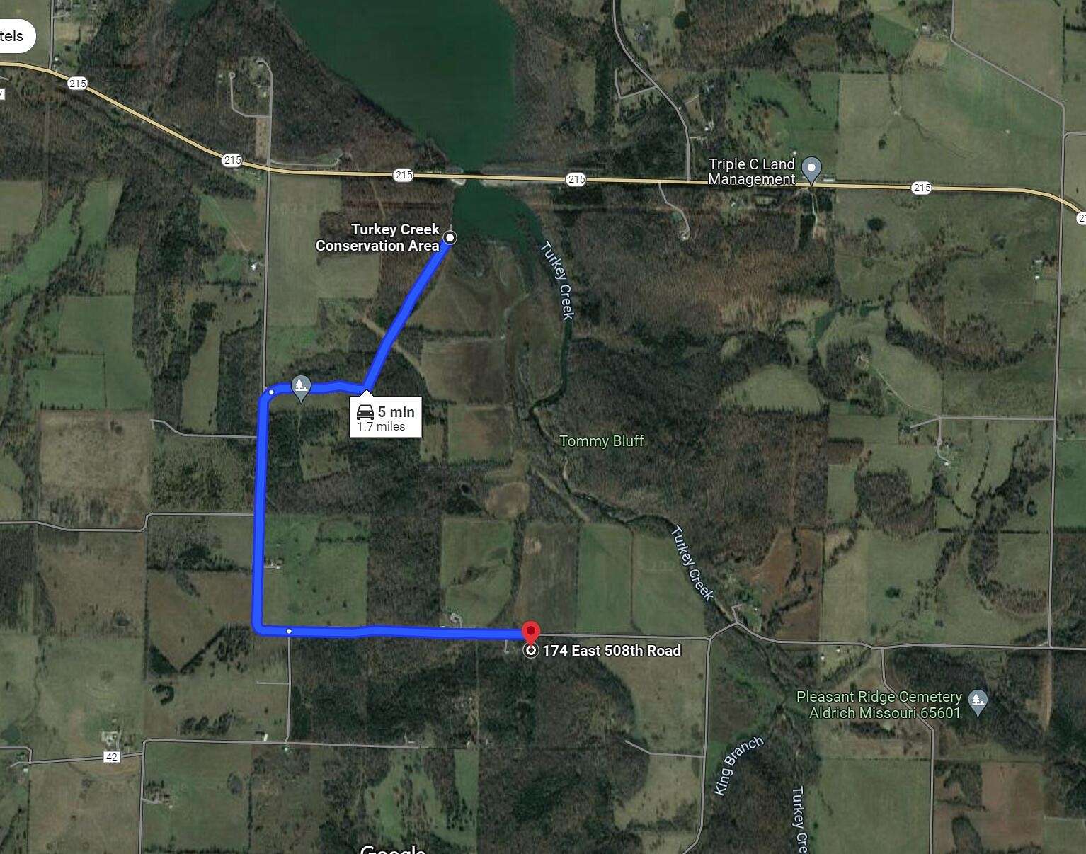 1.1 Acres of Residential Land for Sale in Aldrich, Missouri