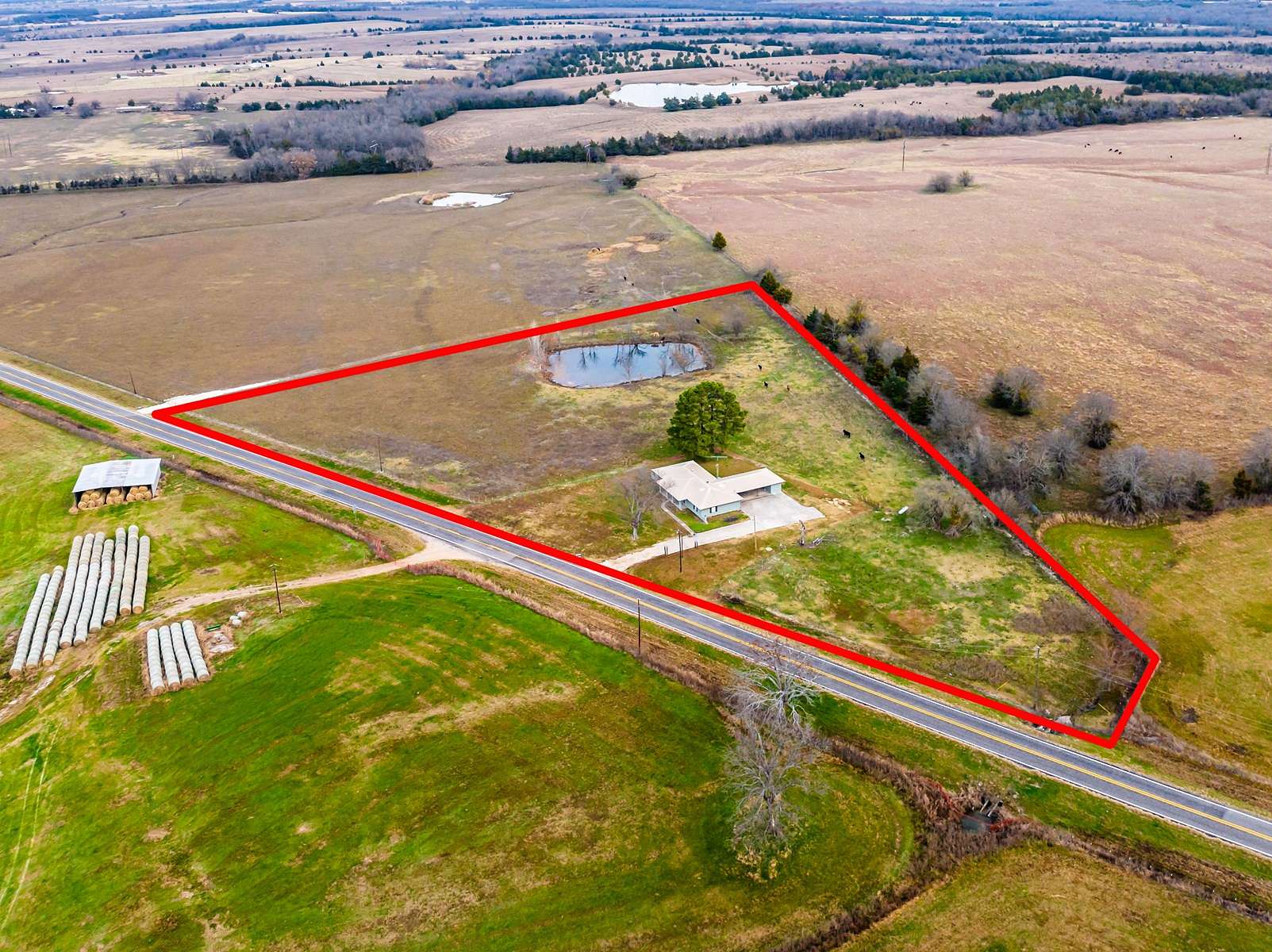 5.5 Acres of Land with Home for Sale in Paris, Texas