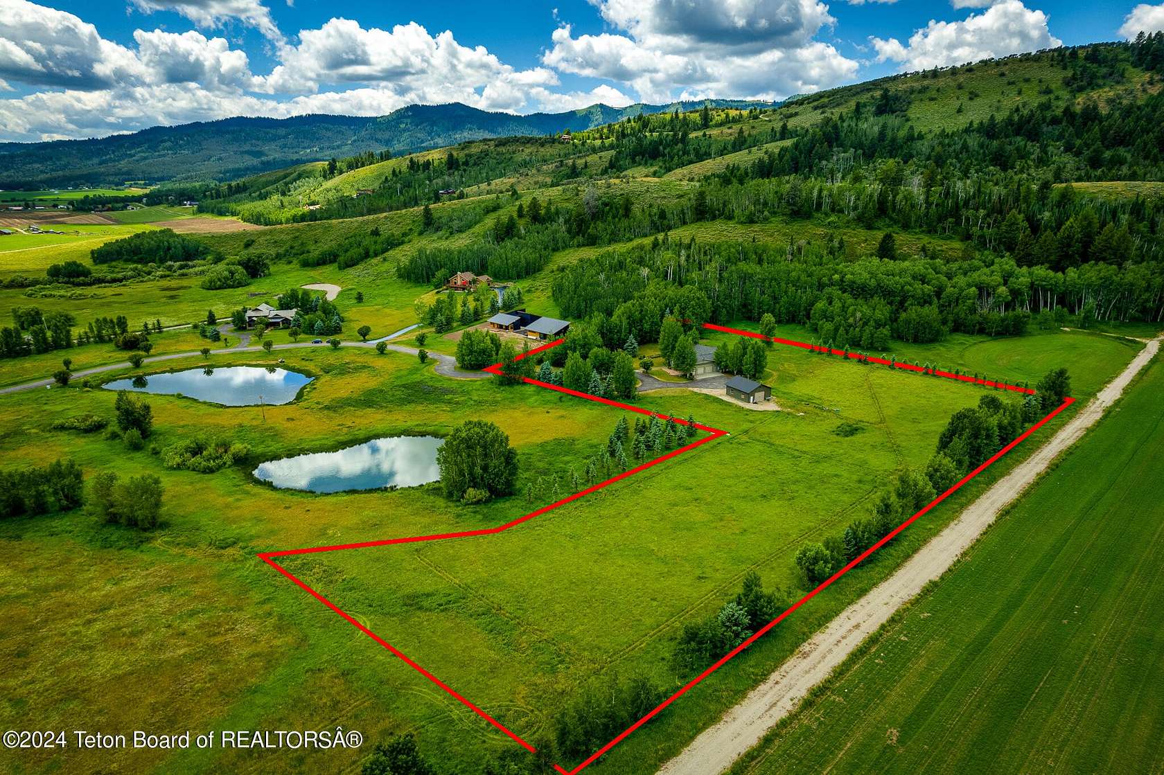 6.08 Acres of Residential Land with Home for Sale in Victor, Idaho