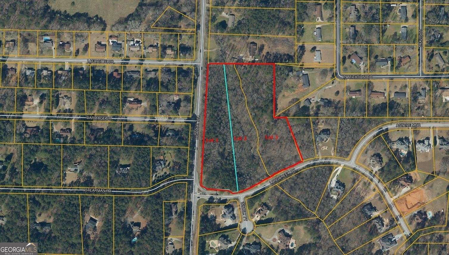 3 Acres of Residential Land for Sale in Fayetteville, Georgia
