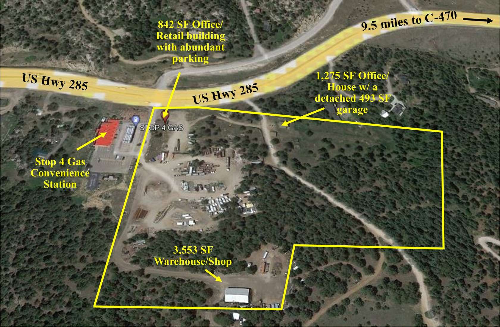 10 Acres of Commercial Land for Lease in Morrison, Colorado