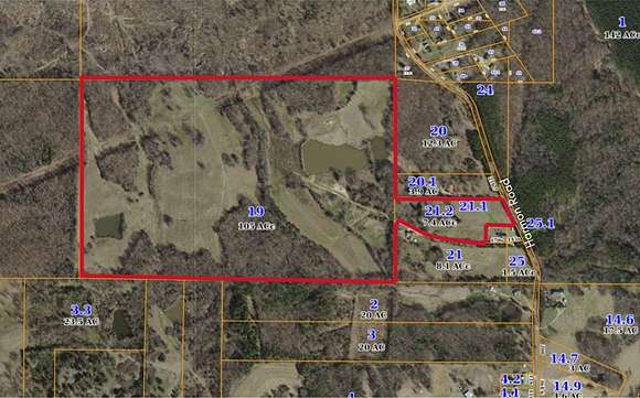 108 Acres of Mixed-Use Land for Sale in Batesville, Mississippi