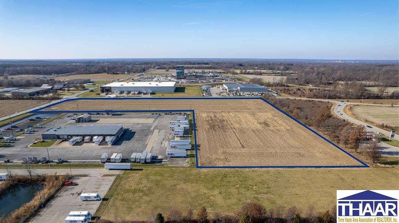 11.2 Acres of Commercial Land for Auction in Terre Haute, Indiana
