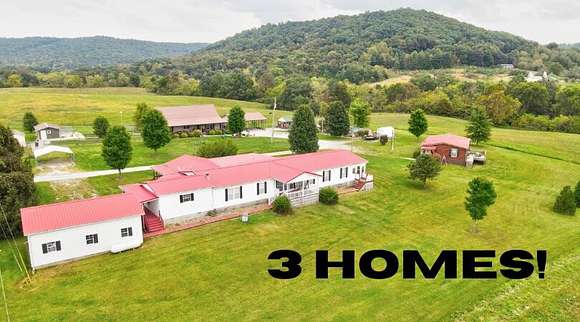 82.3 Acres of Agricultural Land with Home for Sale in Wallingford, Kentucky