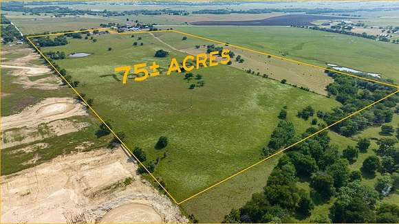 75.1 Acres of Agricultural Land with Home for Sale in Valley View, Texas
