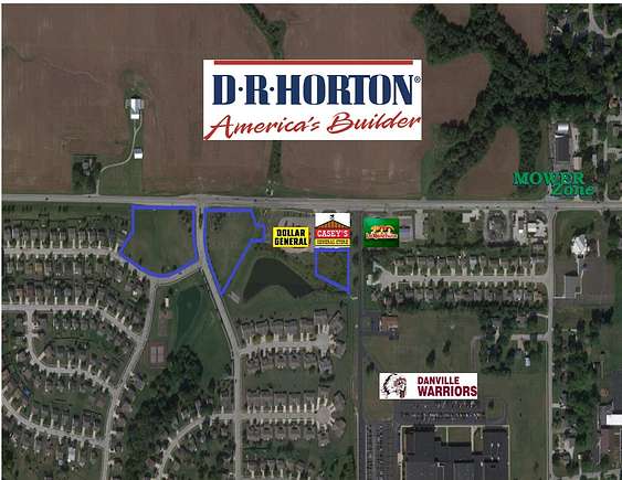 3.3 Acres of Commercial Land for Sale in Danville, Indiana