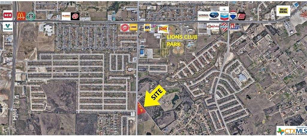 2.91 Acres of Commercial Land for Sale in Killeen, Texas