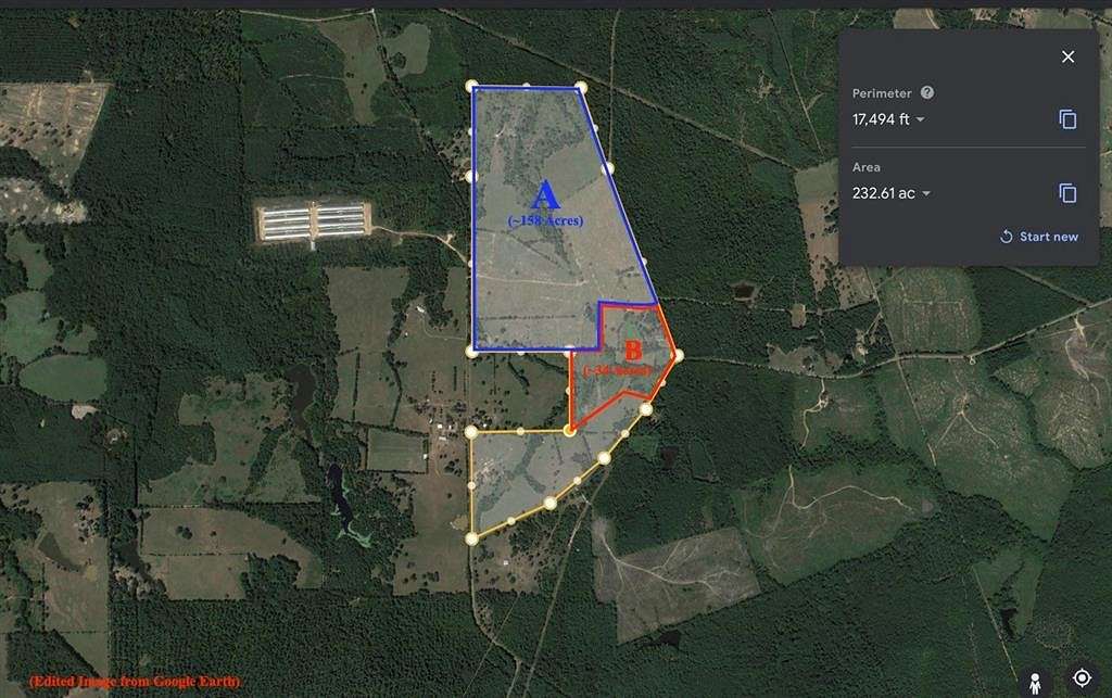 158 Acres of Agricultural Land for Sale in Gilmer, Texas