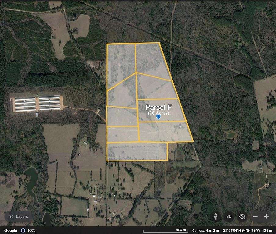 20 Acres of Agricultural Land for Sale in Gilmer, Texas