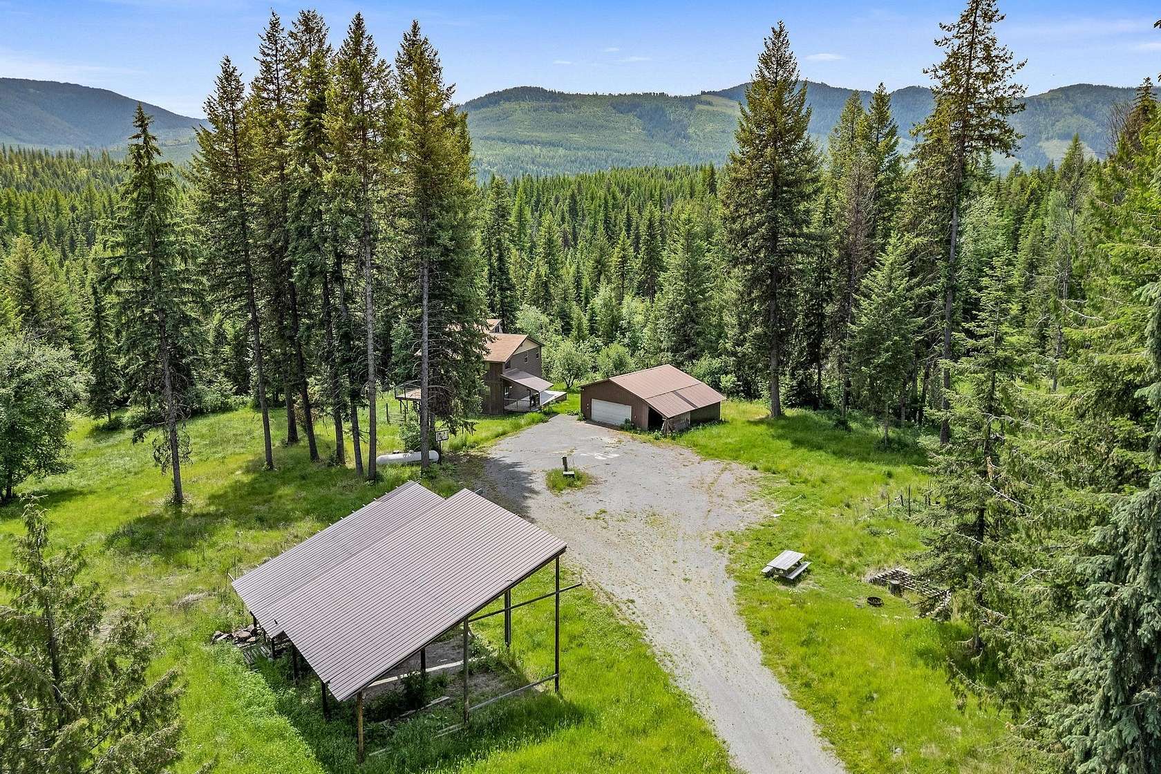 20 Acres of Recreational Land with Home for Sale in Colville, Washington