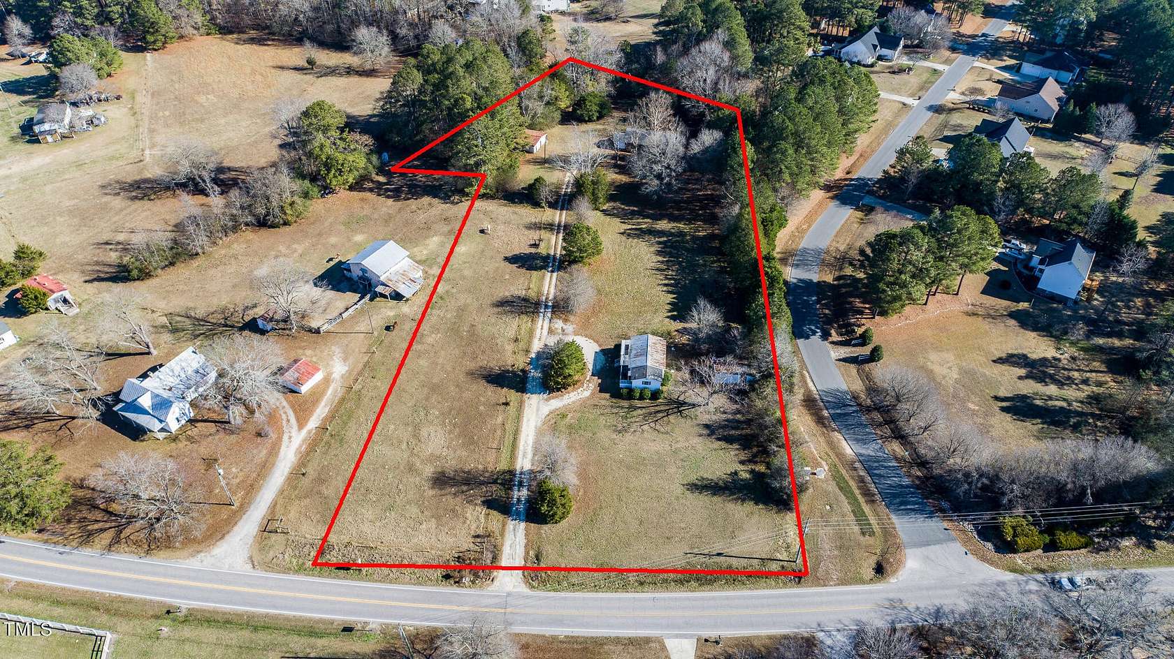 3 Acres of Residential Land with Home for Sale in Raleigh, North Carolina