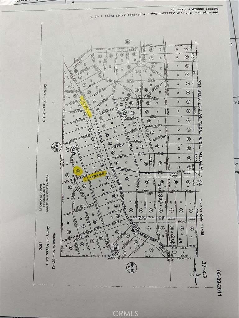 0.844 Acres of Residential Land for Sale in Alturas, California