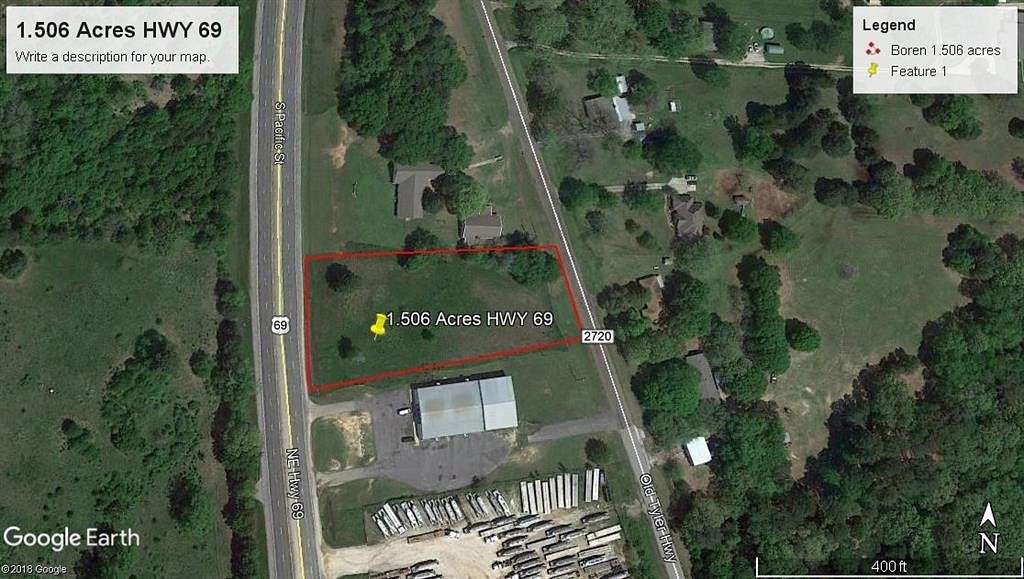 1.5 Acres of Commercial Land for Sale in Mineola, Texas