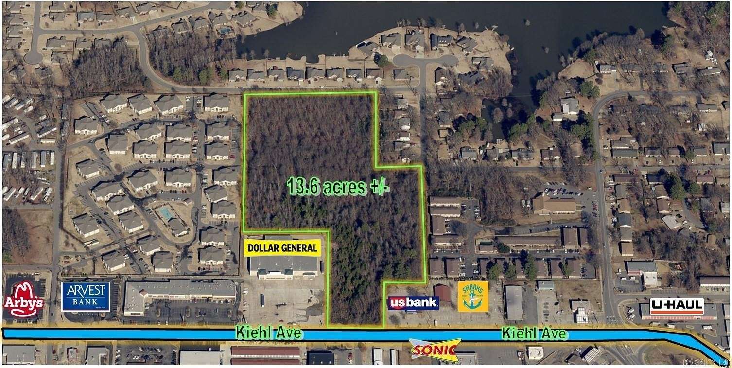 13.6 Acres of Mixed-Use Land for Sale in Sherwood, Arkansas