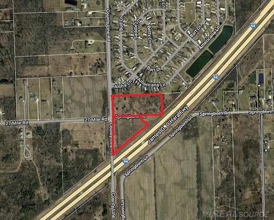 7.8 Acres of Land for Sale in Casco, Michigan