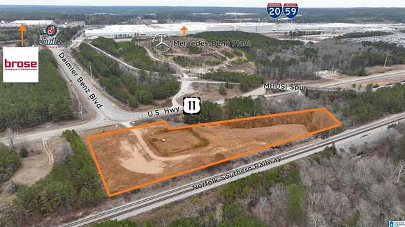 5.5 Acres of Commercial Land for Sale in Vance, Alabama