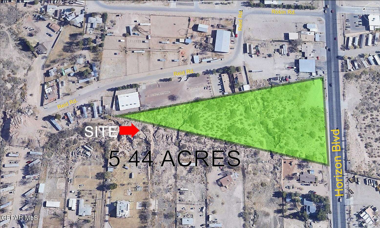5.4 Acres of Commercial Land for Sale in Socorro, Texas
