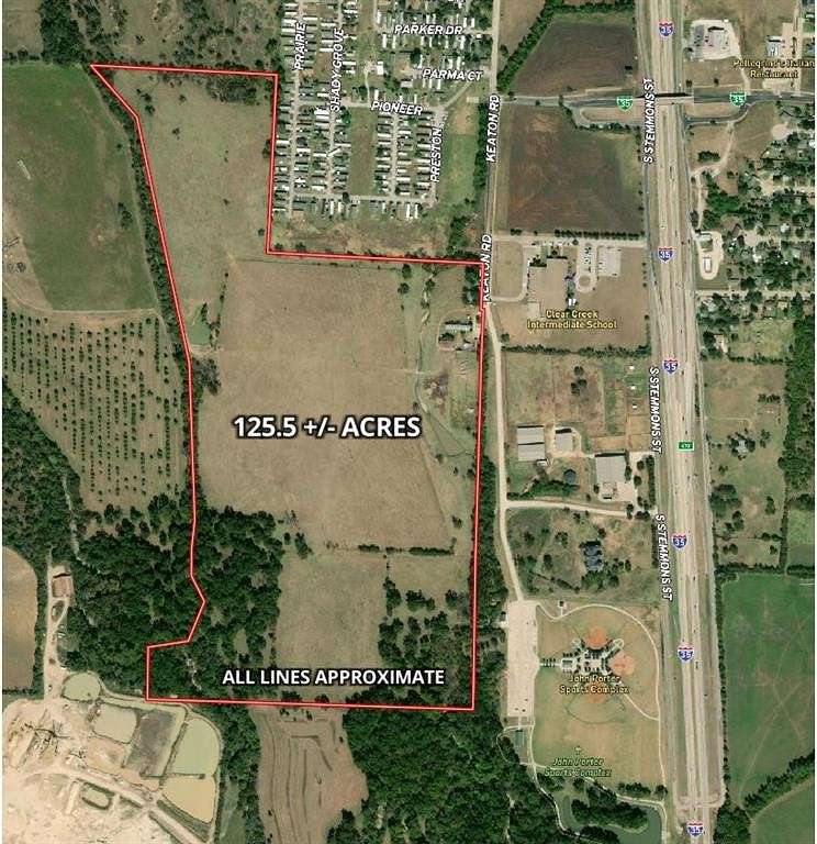 126 Acres of Improved Land for Sale in Sanger, Texas