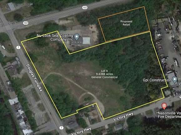 9.6 Acres of Commercial Land for Sale in Burrillville Town, Rhode Island
