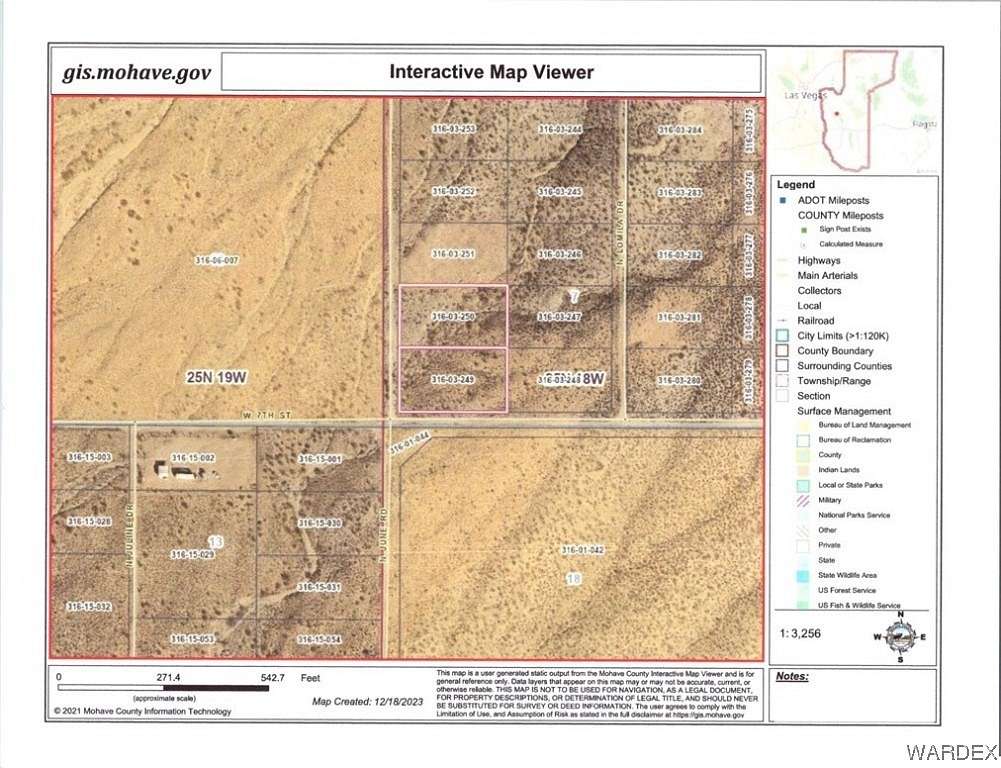 2.1 Acres of Land for Sale in Dolan Springs, Arizona