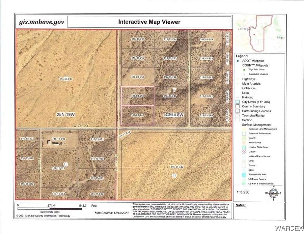 2.14 Acres of Land for Sale in Dolan Springs, Arizona