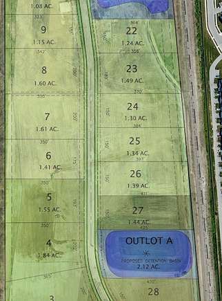 1.3 Acres of Commercial Land for Sale in Cedar Lake, Indiana