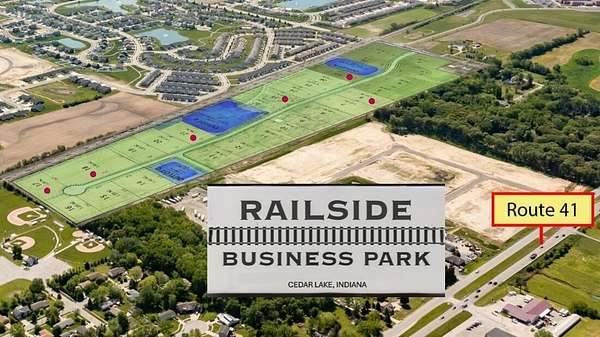 1.3 Acres of Commercial Land for Sale in Cedar Lake, Indiana