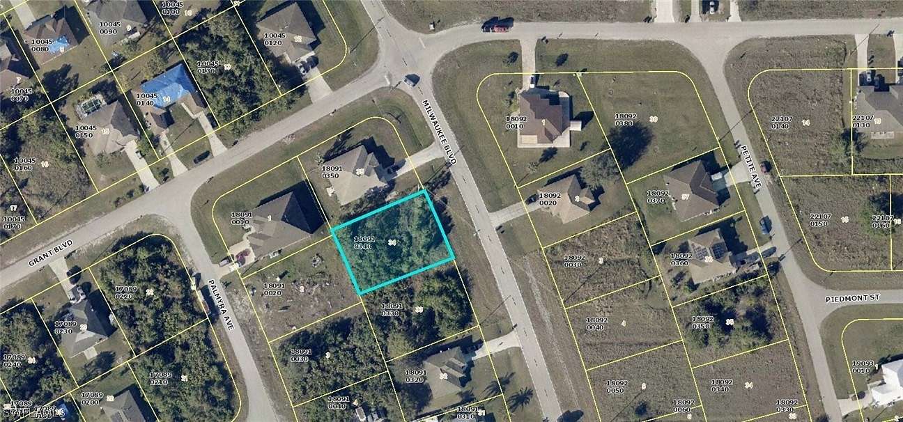 0.25 Acres of Residential Land for Sale in Lehigh Acres, Florida