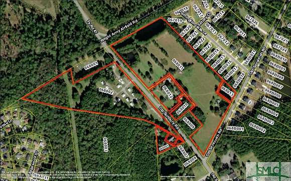 38.4 Acres of Recreational Land with Home for Sale in Hinesville, Georgia
