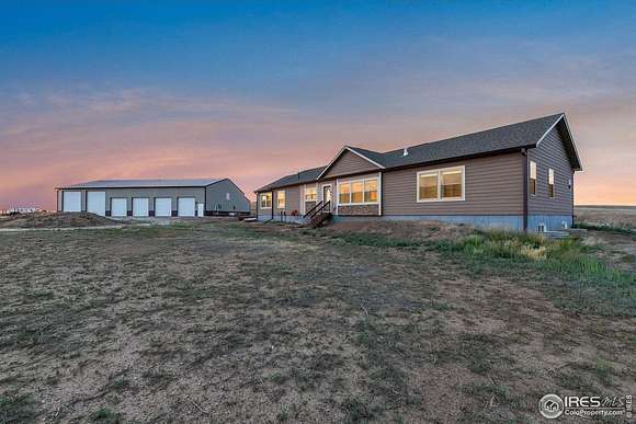 80 Acres of Agricultural Land with Home for Sale in Carr, Colorado