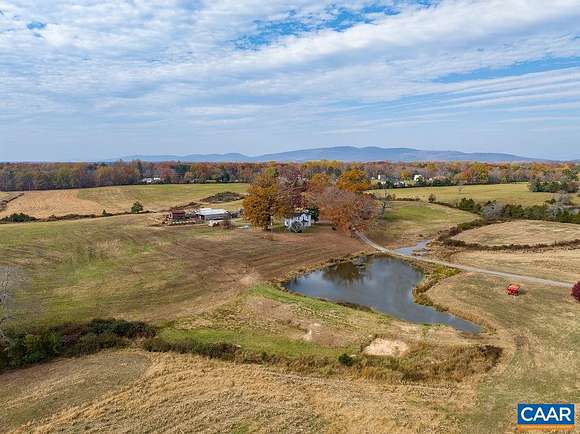 72.7 Acres of Agricultural Land with Home for Sale in Gordonsville, Virginia