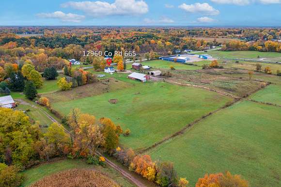 53 Acres of Agricultural Land with Home for Sale in Bloomingdale, Michigan