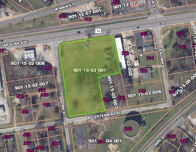 2 Acres of Commercial Land for Sale in Clinton, South Carolina