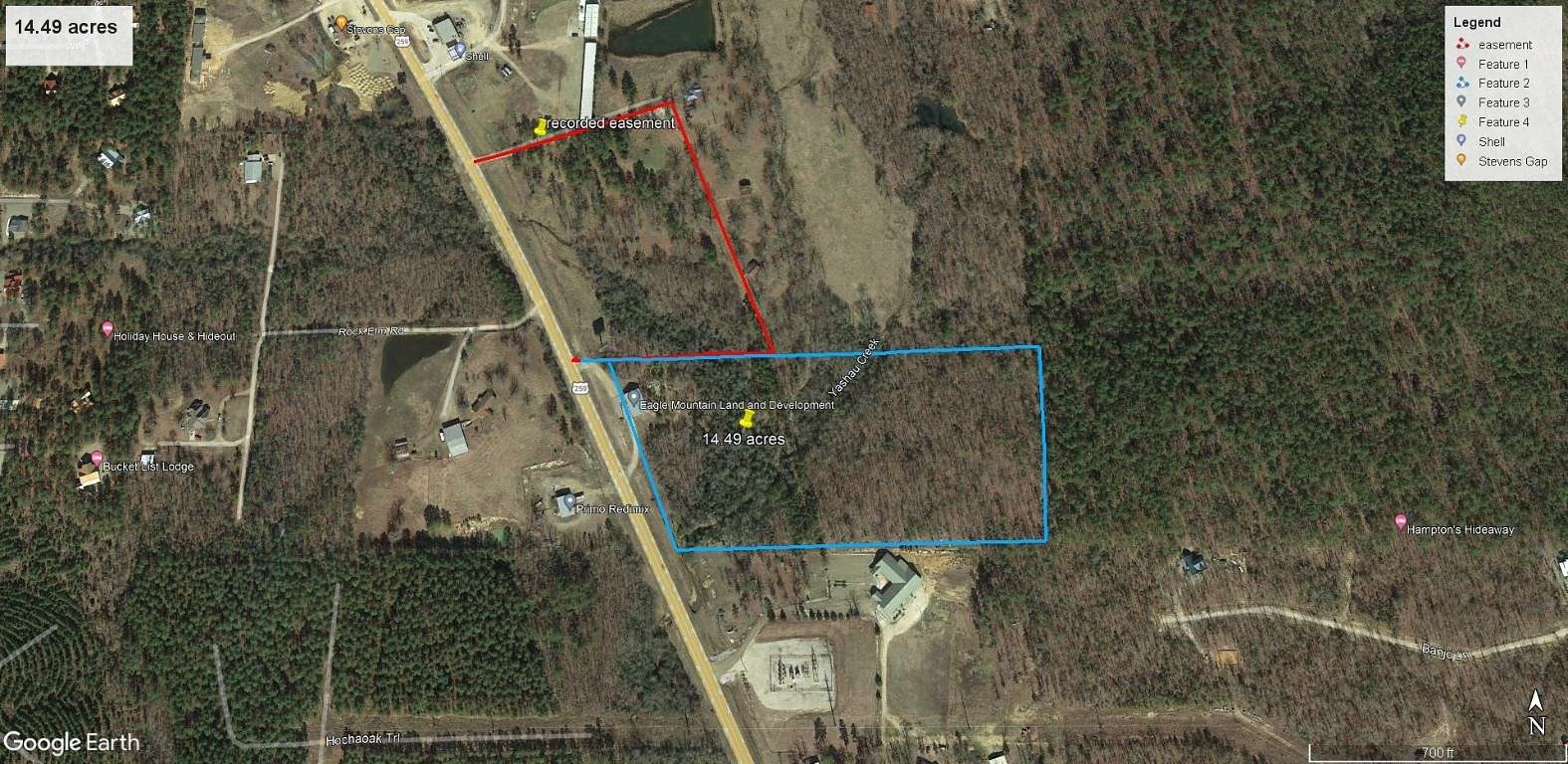 14.5 Acres of Commercial Land for Sale in Hochatown, Oklahoma