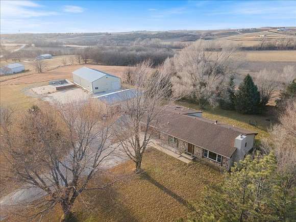 15.1 Acres of Land with Home for Sale in Minden, Iowa