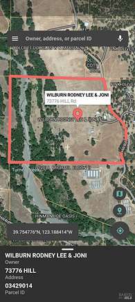 45 Acres of Agricultural Land with Home for Sale in Covelo, California