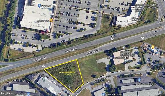 1.3 Acres of Commercial Land for Sale in Frederick, Maryland