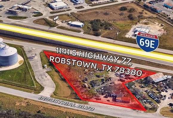 3 Acres of Improved Commercial Land for Sale in Robstown, Texas