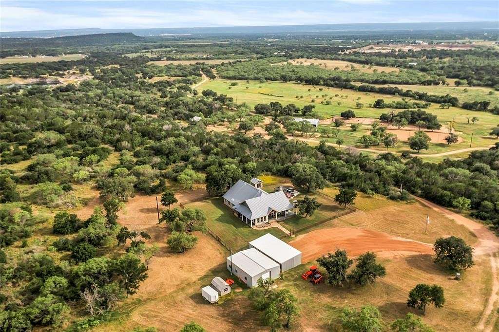136 Acres of Agricultural Land with Home for Sale in Marble Falls, Texas