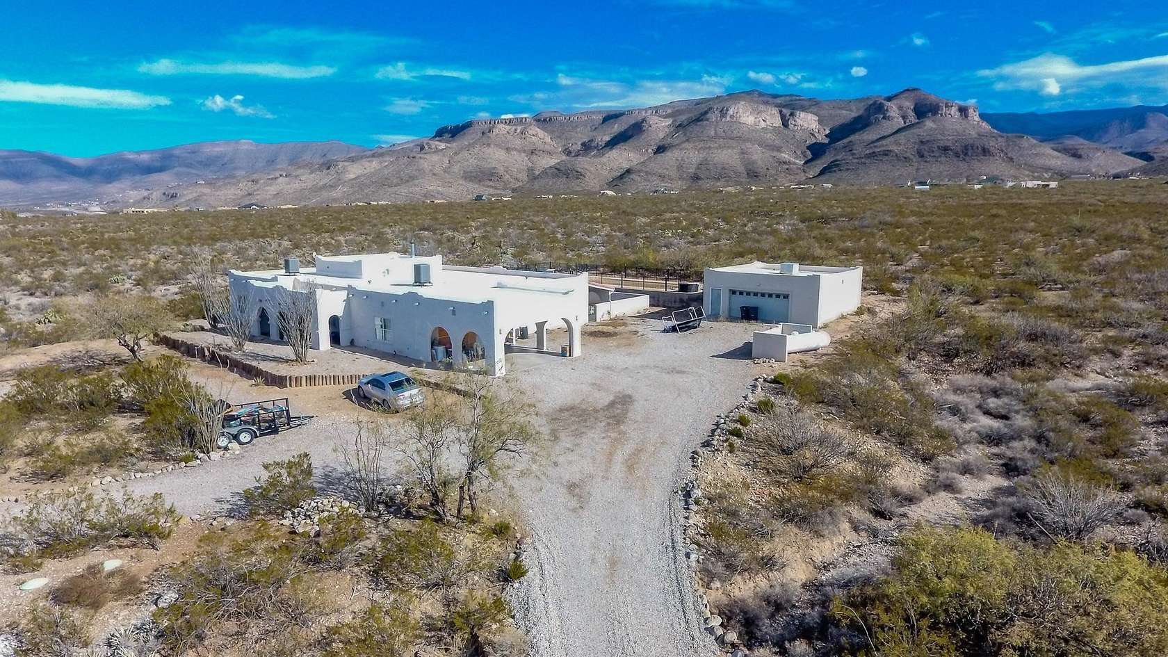 7.7 Acres of Residential Land with Home for Sale in Alamogordo, New Mexico